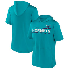 Charlotte Hornets Possession Hoodie T-Shirt - Teal | Fanatics shop