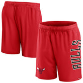 Chicago Bulls Post Up Mesh Shorts - Red | Fanatics on sale