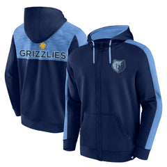 Memphis Grizzlies Rainbow Shot Full-Zip Hoodie - Navy | Fanatics online
