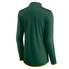 Athletics Women's Corner Quarter-Zip Top - Green