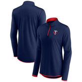 Minnesota Twins Women's Corner Quarter-Zip Top - Navy