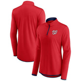 Washington Nationals Women's Corner Quarter-Zip Top - Red