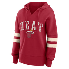 Miami Heat Women's Bold Move Dolman V-Neck High Hip Hoodie - Red | Fanatics for sale