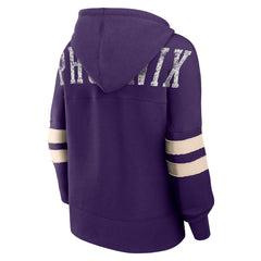 Phoenix Suns Women's Bold Move Dolman V-Neck High Hip Hoodie - Purple | Fanatics discount