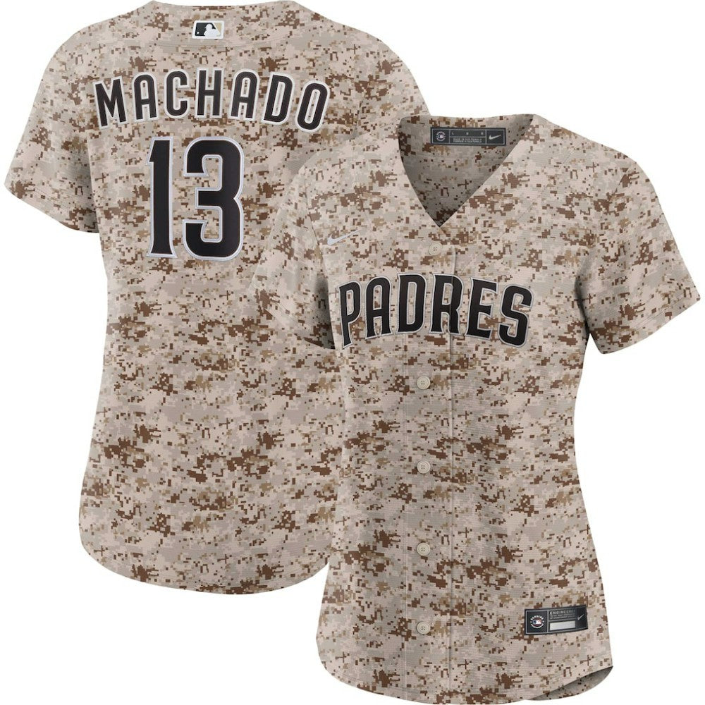 Manny Machado San Diego Padres Women's USMC Alternate Replica Player Jersey - Camo | Nike