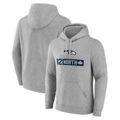 Seattle Seahawks 12 North Pullover Hoodie - Gray outlet