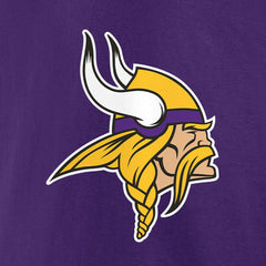 T.J. Hockenson Minnesota Vikings Icon Player Name & Number T-Shirt - Purple on sale