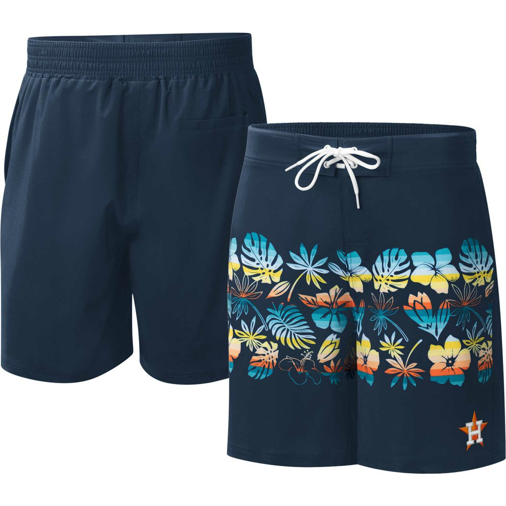 Houston Astros G-III Sports by Carl Banks Breeze Volley Swim Shorts - Navy