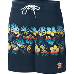 Houston Astros G-III Sports by Carl Banks Breeze Volley Swim Shorts - Navy