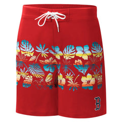 Boston Red Sox G-III Sports by Carl Banks Breeze Volley Swim Shorts - Red
