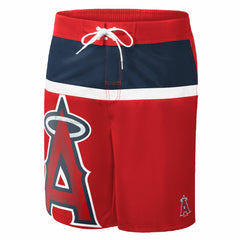 Los Angeles Angels G-III Sports by Carl Banks Sea Wind Swim Shorts - Red