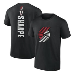 Shaedon Sharpe Portland Trail Blazers Playmaker Team Name & Number T-Shirt - Black sale