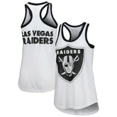 Las Vegas Raiders G-III 4Her by Carl Banks Women's Tater Tank Top - White discount