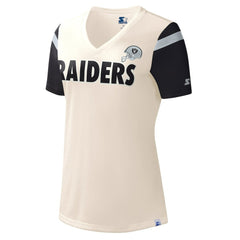 Las Vegas Raiders Starter Women's Kick Start V-Neck T-Shirt - White outlet