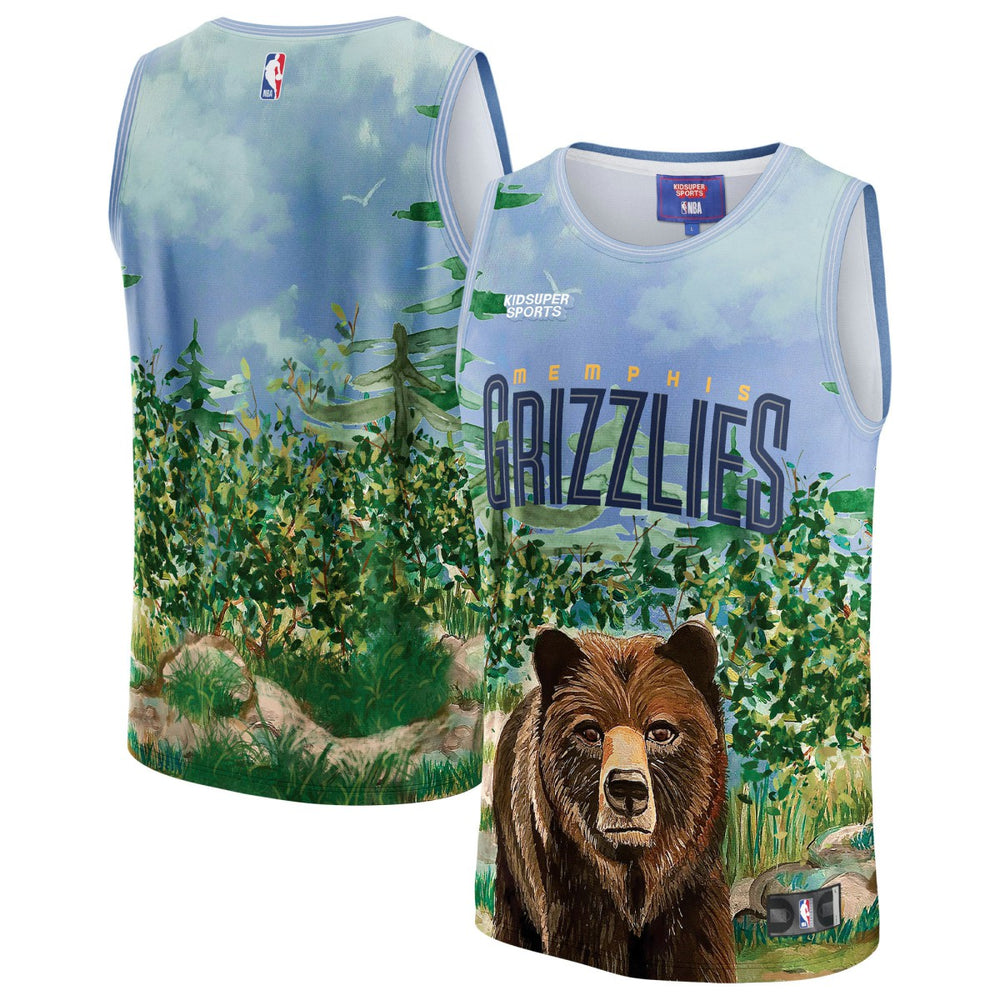 Memphis Grizzlies NBA & KidSuper Studios Unisex Hometown Jersey - Teal | Fanatics for sale