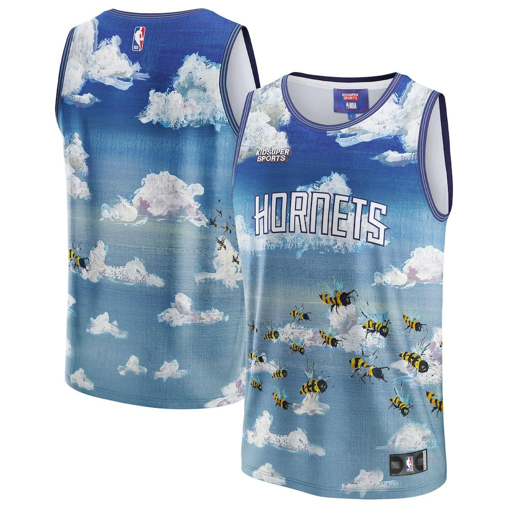 Charlotte Hornets NBA & KidSuper Studios Unisex Hometown Jersey - Blue | Fanatics sale
