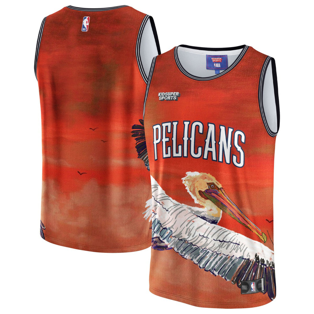 New Orleans Pelicans NBA & KidSuper Studios Unisex Hometown Jersey - Red | Fanatics online
