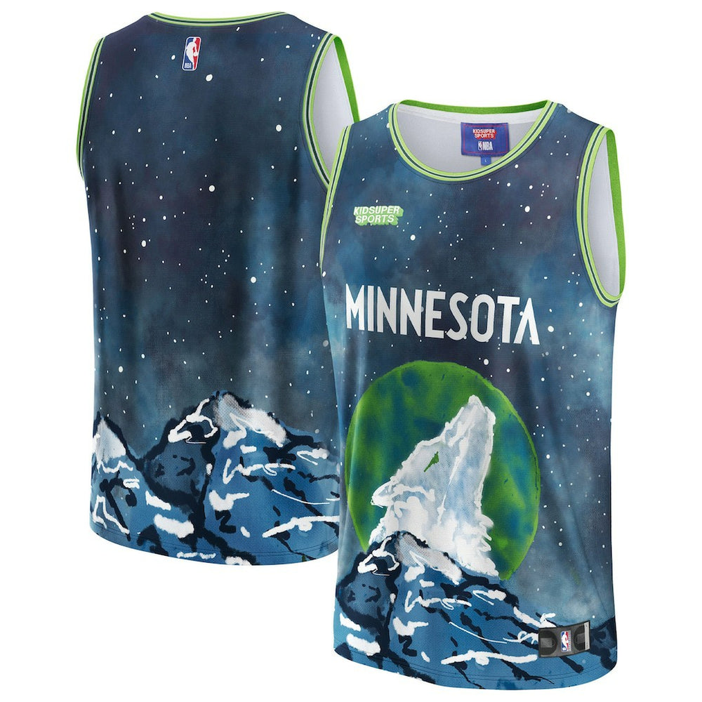 Minnesota Timberwolves NBA & KidSuper Studios Unisex Hometown Jersey - Blue | Fanatics discount