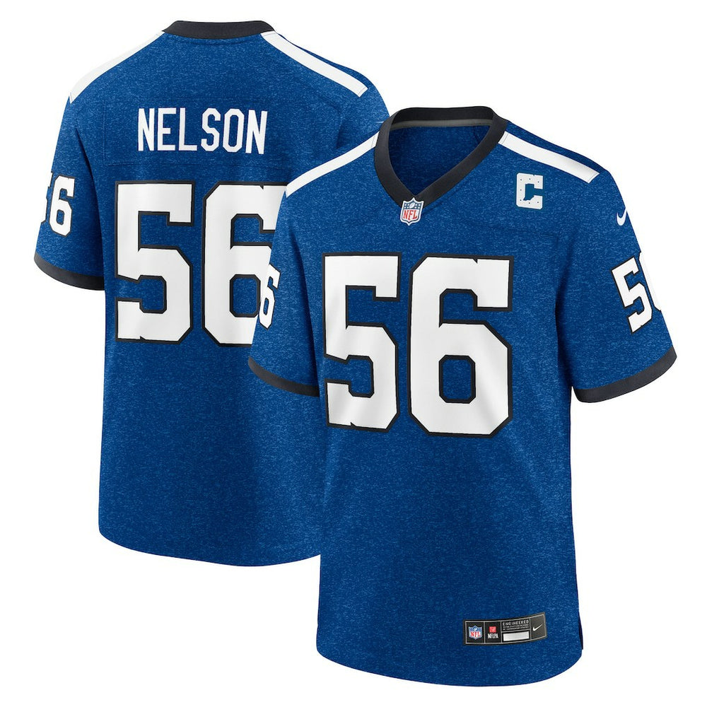Quenton Nelson Indianapolis Colts Indiana Nights Alternate Game Jersey - Royal | Nike outlet