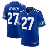 Tariq Woolen Seattle Seahawks Throwback Player Game Jersey - Royal | Nike online