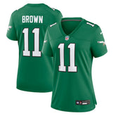 A.J. Brown Philadelphia Eagles Women's Player Jersey - Kelly Green | Nike cheap