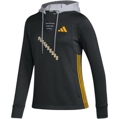 Pittsburgh Penguins adidas Women's Refresh Skate Lace AEROREADY Pullover Hoodie Black