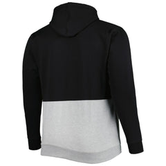 Chicago White Sox Big & Tall Fleece Half-Zip Hoodie - Black/White