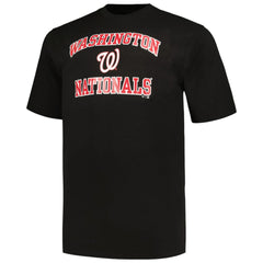 Washington Nationals Profile Big & Tall T-Shirt Combo Pack - Black/Heather Gray