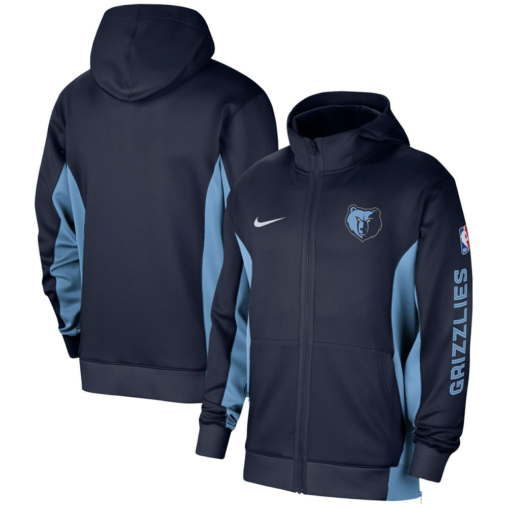 Memphis Grizzlies 2023/24 Authentic Showtime Full-Zip Hoodie - Navy | Nike sale