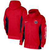 Washington Wizards 2023/24 Authentic Showtime Full-Zip Hoodie - Red | Nike for sale
