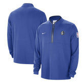 Dallas Mavericks Authentic Performance Half-Zip Jacket sale - Blue | Nike discount