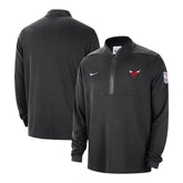 Chicago Bulls Authentic Performance Half-Zip Jacket - Black | Nike sale