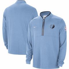 Memphis Grizzlies Authentic Performance Half-Zip Jacket - Light Blue | Nike online