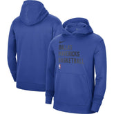 Dallas Mavericks Unisex 2023/24 Performance Spotlight On-Court Practice Pullover Hoodie - Royal | Nike on sale