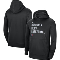 Brooklyn Nets Unisex 2023/24 Performance Spotlight On-Court Practice Pullover Hoodie - Black | Nike shop