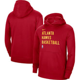 Atlanta Hawks Unisex 2023/24 Performance Spotlight On-Court Practice Pullover Hoodie - Red | Nike discount