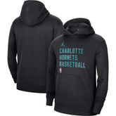 Charlotte Hornets Jordan Brand Unisex 2023/24 Performance Spotlight On-Court Practice Pullover Hoodie - Black online