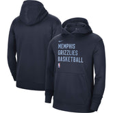 Memphis Grizzlies Unisex 2023/24 Performance Spotlight On-Court Practice Pullover Hoodie - Navy | Nike outlet