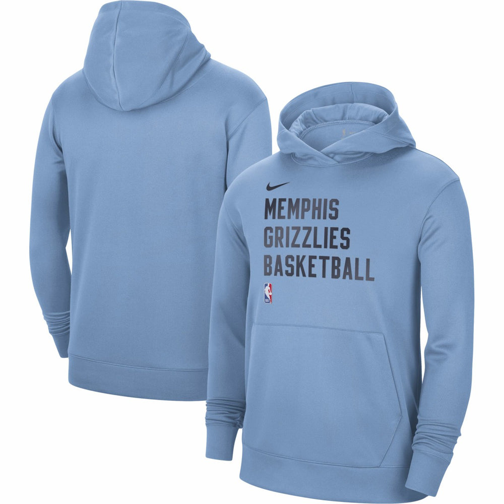 Memphis Grizzlies Unisex 2023/24 Performance Spotlight On-Court Practice Pullover Hoodie - Light Blue | Nike shop