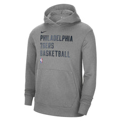 Philadelphia 76ers Unisex 2023/24 Performance Spotlight On-Court Practice Pullover Hoodie - Heather Gray | Nike sale