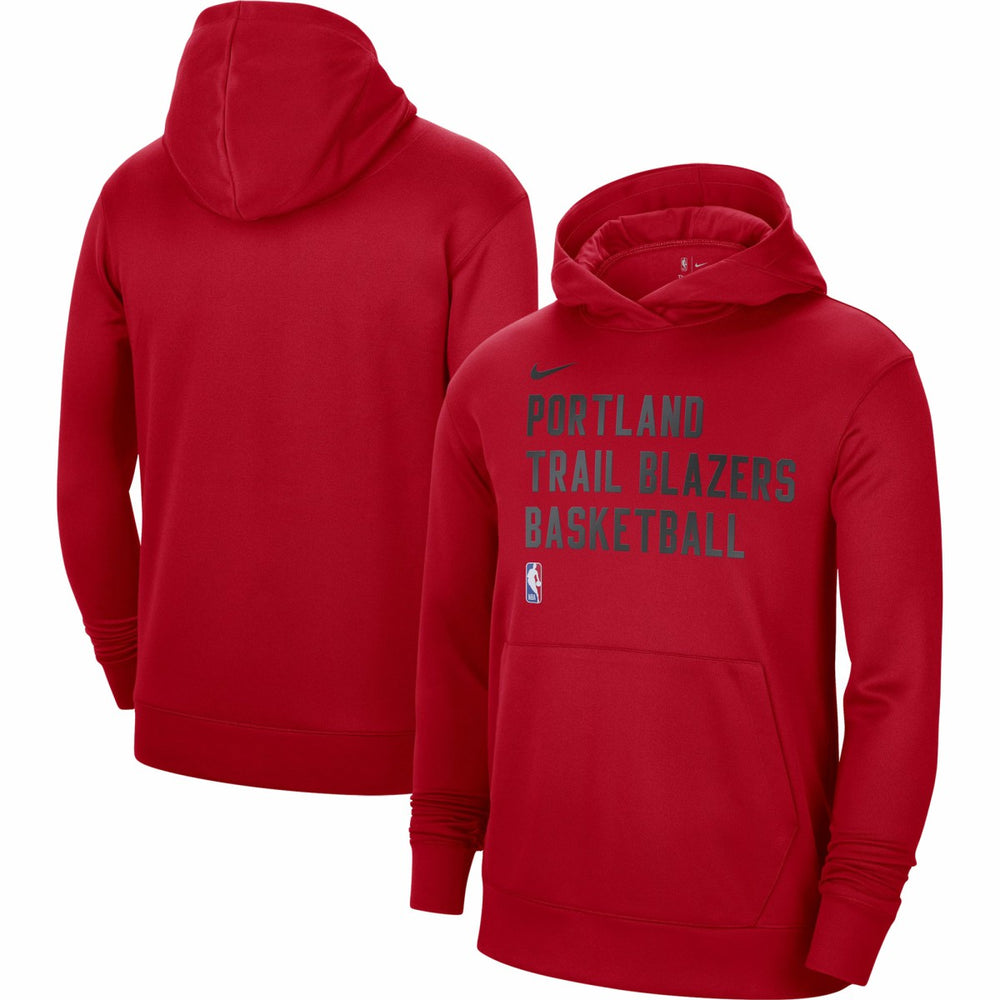 Portland Trail Blazers Unisex 2023/24 Performance Spotlight On-Court Practice Pullover Hoodie - Red | Nike for sale