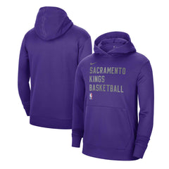 Sacramento Kings Unisex 2023/24 Performance Spotlight On-Court Practice Pullover Hoodie - Purple | Nike online