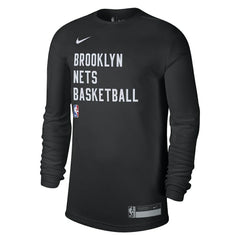 Brooklyn Nets Unisex 2023/24 Legend On-Court Practice Long Sleeve T-Shirt - Black | Nike shop