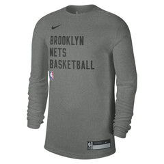 Brooklyn Nets Unisex 2023/24 Legend On-Court Practice Long Sleeve T-Shirt - Heather Gray | Nike on sale