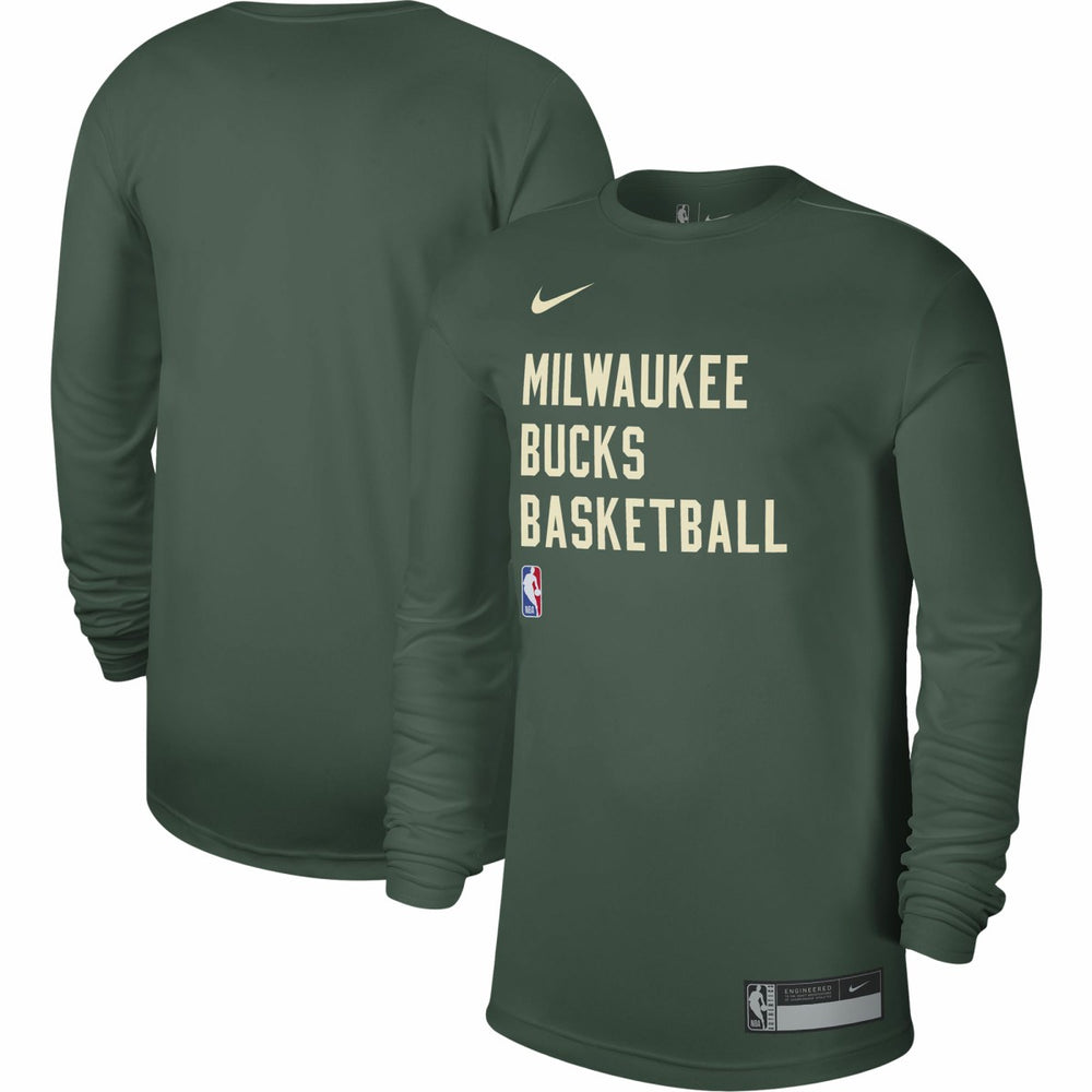 Milwaukee Bucks Unisex 2023/24 Legend On-Court Practice Long Sleeve T-Shirt - Hunter Green | Nike on sale