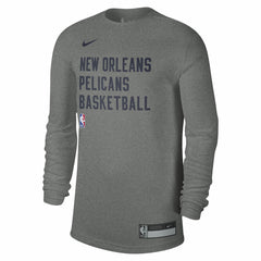 New Orleans Pelicans Unisex 2023/24 Legend On-Court Practice Long Sleeve T-Shirt - Heather Gray | Nike shop