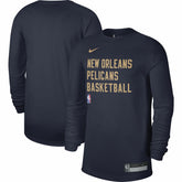 New Orleans Pelicans Unisex 2023/24 Legend On-Court Practice Long Sleeve T-Shirt - Navy | Nike online