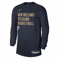New Orleans Pelicans Unisex 2023/24 Legend On-Court Practice Long Sleeve T-Shirt - Navy | Nike online