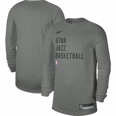 Utah Jazz Unisex 2023/24 Legend On-Court Practice Long Sleeve T-Shirt - Heather Gray | Nike online