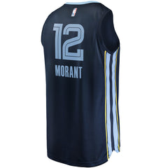 Ja Morant Memphis Grizzlies Big & Tall Fast Break Player Jersey - Navy - Icon Edition | Fanatics discount